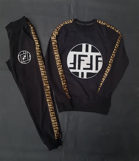 womens fendi tracksuit|fendi jogging suit for women.